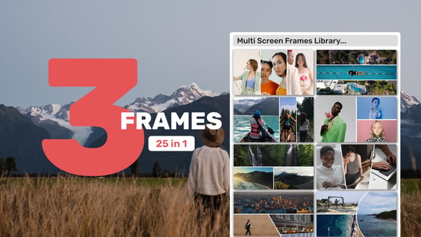 Multi Screen Frames Library - 3 Frames, Openers ft. video frames ...