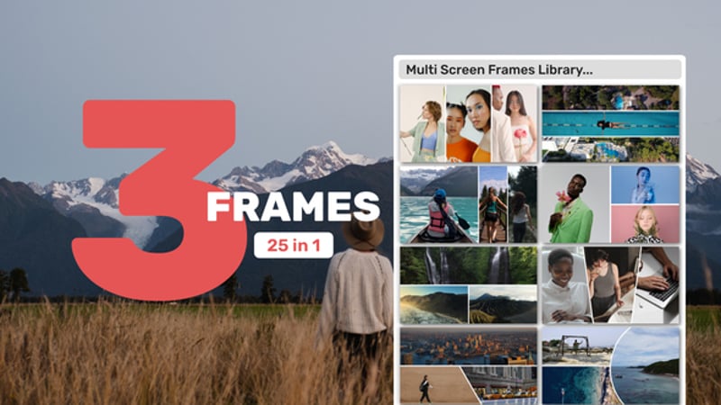 Multi Screen Slideshow, Openers ft. collage & demo reel - Envato