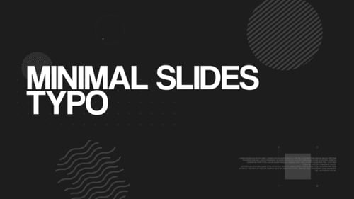 Minimal Typography Slides