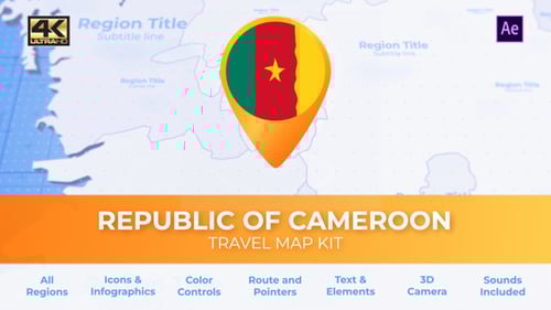 Mapa de Camerún - Mapa de viaje de la República de Camerún