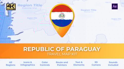 Mapa do Paraguai - Mapa de viagem da República do Paraguai