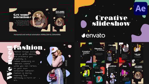 Creative Liquid Slideshow | After Effects