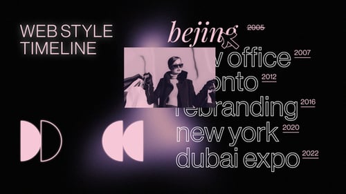 Web Style Timeline