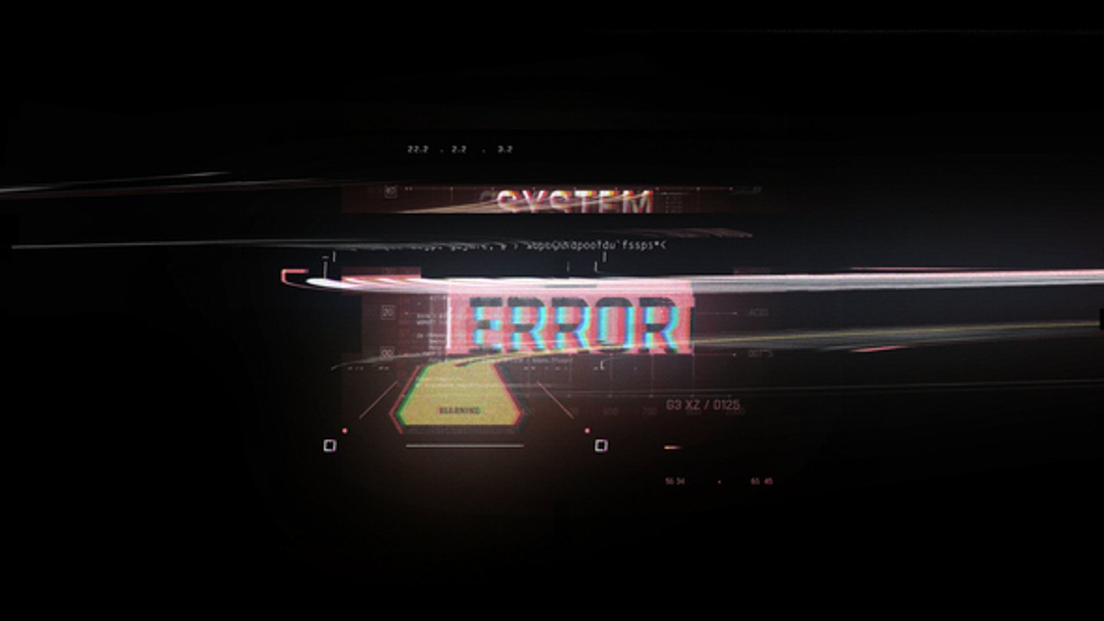 Futuristic HUD Glitch System Error Titles Pack, Elements ft. system ...