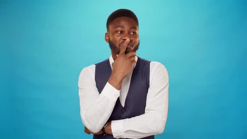 Young Adult Ponders and Considers a Thought