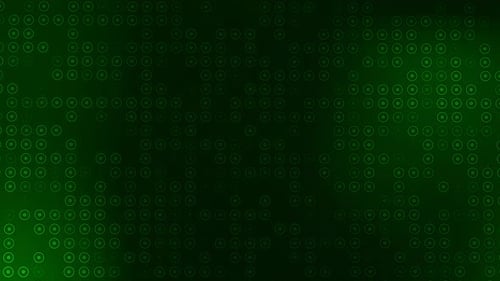 Green Color Technology Shape Particle Background Animated