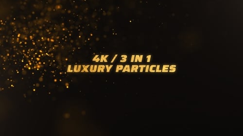 Abstract Luxury Gold Particles
