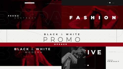 Modern Fashion Opener with Abstract Dynamic Graphics