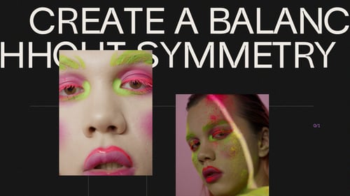 Clean Typographic Intro with Minimal Geometric Design