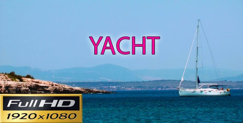 Yacht dans la baie