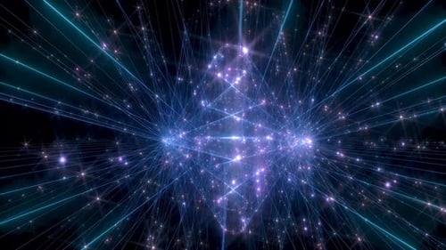 Space Fractal Diamant funkelnder bewe
