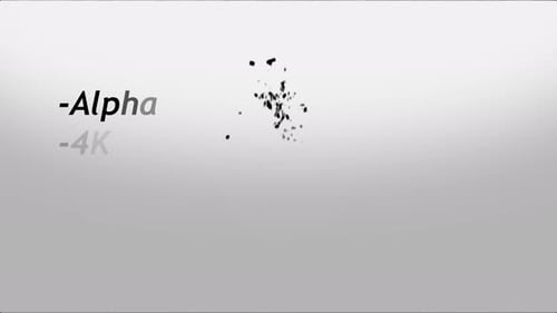Fluid Ink Splatter Transition with Alpha Reveal