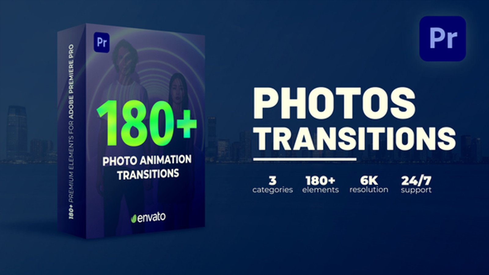 Dynamic Photo Animation Transitions Pack for Video Projects, Elements ...