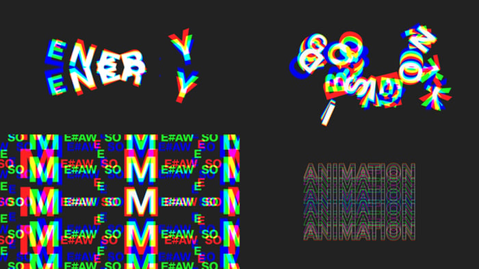 Typography Video Templates for After Effects & Motion Design