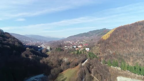Aerial View Of Mountains 4k