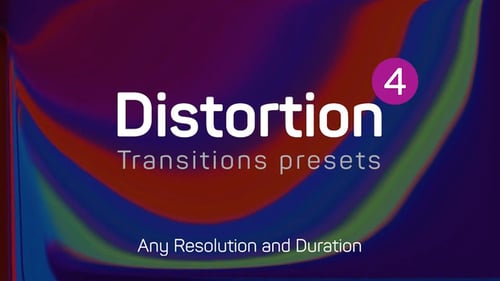Ajustes preestablecidos de transiciones de distorsión 4