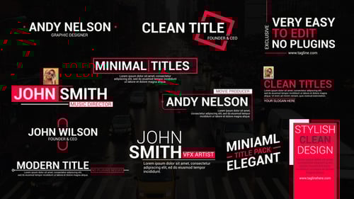 Título limpo: Lower Thirds