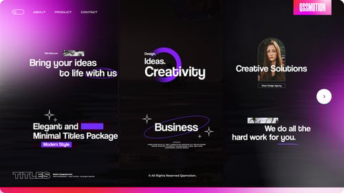 Modern Business Title Animations Pack