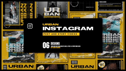 Dynamic Urban Fashion Social Media Posts and Stories