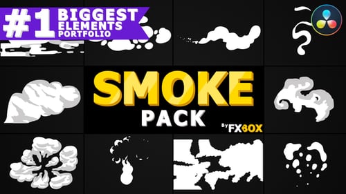 Dynamic Smoke Elements Pack | DaVinci Resolve