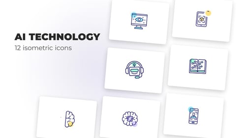 AI technology - Оutline Icons