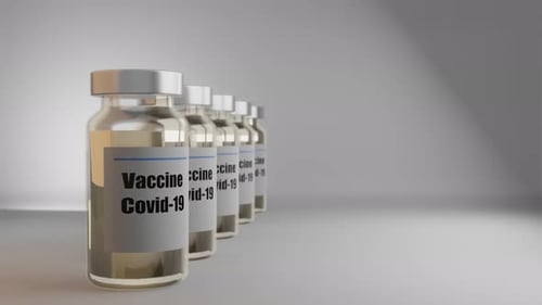 Animated Covid-19 Vaccine Vials for Medical Research