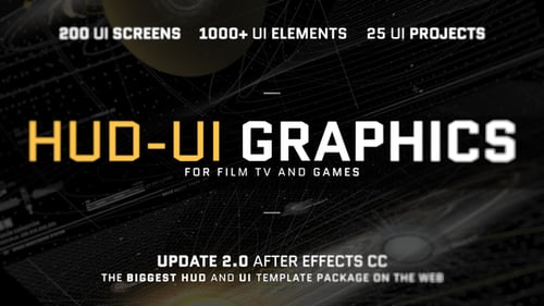 HUD - Gráficos de interface do usuário para FILME, TV e JOGOS