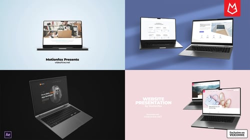 Webseiten-Präsentation | Laptop Mockup