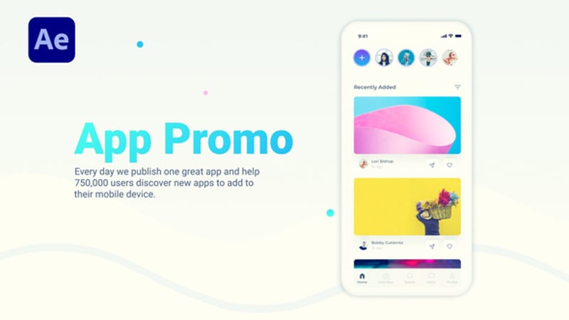 3,477 After Effects App Templates - Editable Video Templates - Envato