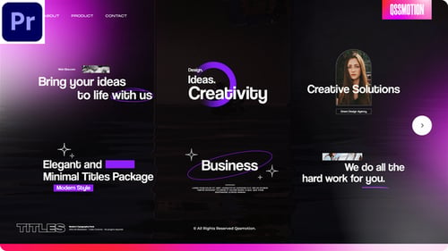 Business Titles For Premiere Pro