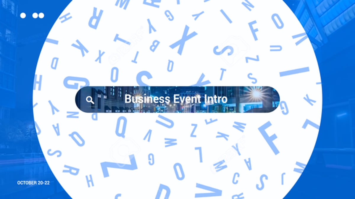 Intro Business Event (After Effects), Video Displays ft. corporate ...