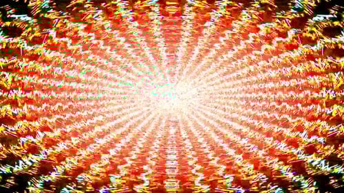 Energetic Radial Glitch Light Tunnel Loop Background
