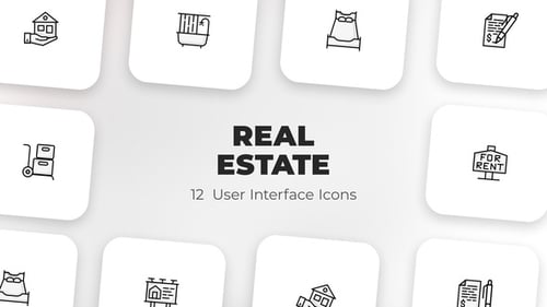 Real estate - User Interface Icons