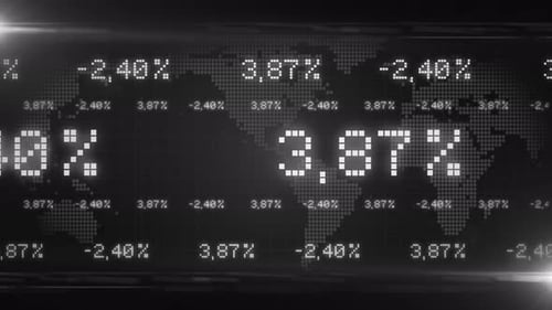 Business Data Graph And Numbers