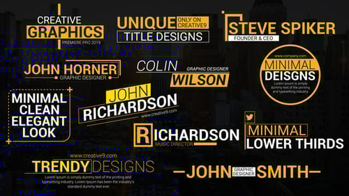 Animações criativas do Terceiro I