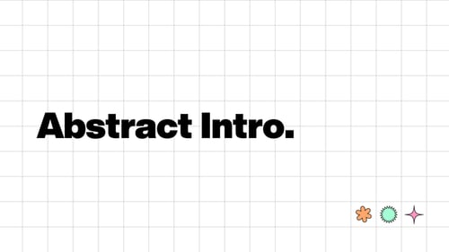 Dynamic Abstract Intro with Modern Fluid Text and Shapes, Openers ft ...