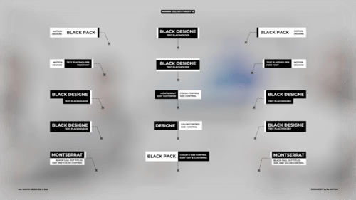 Modern Animated Call Out Titles and Information Tags