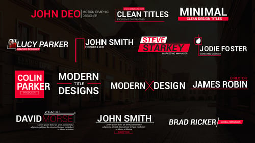 Corporate Promotion Titles