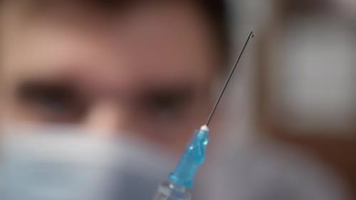 Male Doctor Vaccination Process Making Covid 19 Coronavirus Vaccine at Home or Hospital Safe Immune