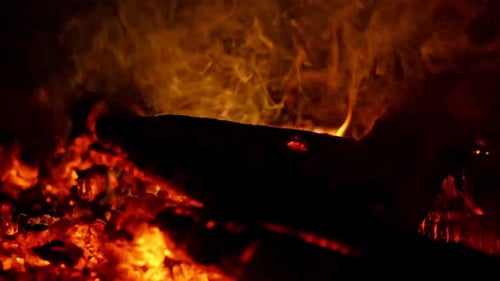 Burning Embers and Flames in the Dark