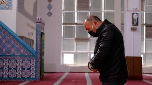 Man Gebet Moschee
