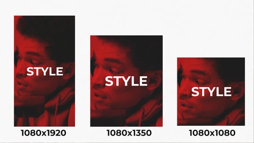 Dynamic Typography Opener with Glitch Effects for Social Media