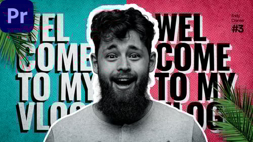 Intro du vlog YouTube | MOGRT|