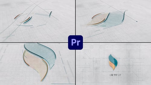 Sketch Paper / Architect Blueprint Logo