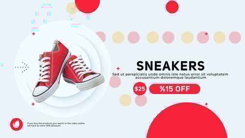 Modern Geometric Product Promotion Showcase