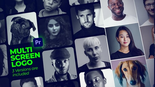 MultiScreen Logo Reveal for Premiere Pro