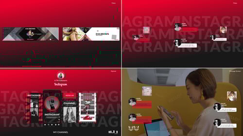 Dynamic Social Media Toolkit with Animated Stories and Messages