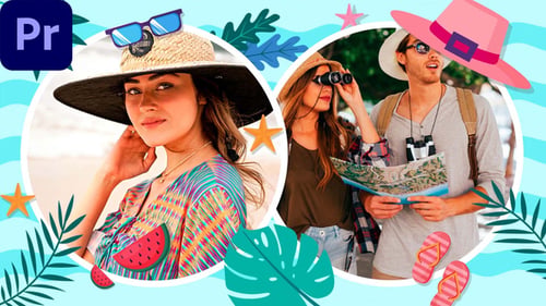 Summer Holiday Slideshow II |MOGRT|