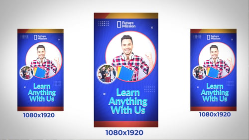 Education Promo Slideshow Instagram Stories 1080x1920