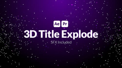 3D Title Explode